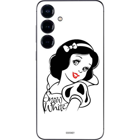 Disney Snow White Black and White Art Galaxy S25 Skin
